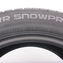 7. Opony 215/55 R17 4x NOKIAN 98V XL WR Snofproof P Zimowe 2021 8,5-8mm