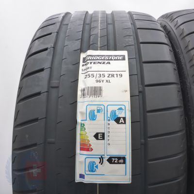 2. Opony 255/35 ZR19 2x BRIDGESTONE 96Y Potenza Sport Letnie 2020