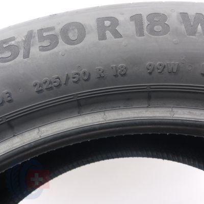 6. Opony 225/50 R18 4x CONTINENTAL 99W XL PremiumContact 6 Letnie 2022 Jak Nowe