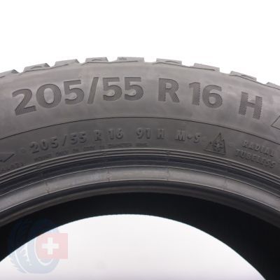 4. Opona 205/55 R16 1x CONTINENTAL 91H WinterContact TS 870 Zimowe 2021 7,2mm