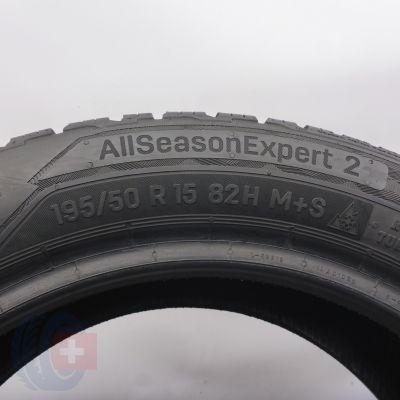 5. Opony 195/50 R15 2x UNIROYAL 82H AllSeasonExpert 2 Wielosezonowe 2023 6,7-6,8mm