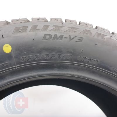 6. Opony 235/55 R17 2x BRIDGESTONE 103T XL Blizzak DM-V3 Zimowe 2020 Nieużywane