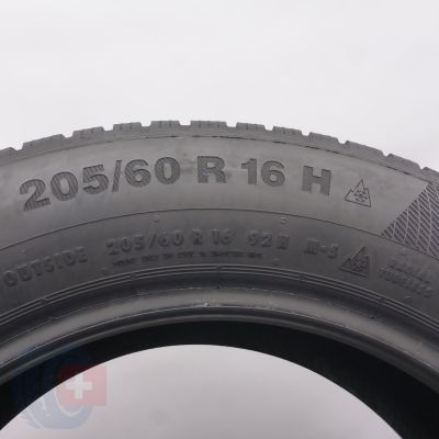 5. Opony 205/60 R16 2x CONTINENTAL 92H WinterContact TS850P Zimowe 2020 7mm