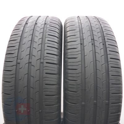 4. Opony 195/65 R15 4x CONTINENTAL 91V EcoContact6 Letnie 2019 5,5-6mm
