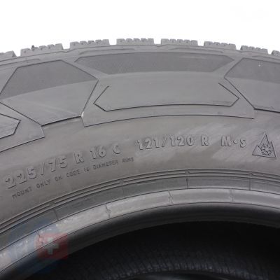 8. Opony 225/75 R16C 4x CONTINENTAL 121/120R VanContact Winter Zimowe 2022 9-10,2mm
