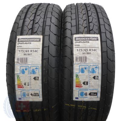 4. 4 x BRIDGESTONE 175/65 R14C 90/88T Duravis R660 Lato 2017 Jak Nowe