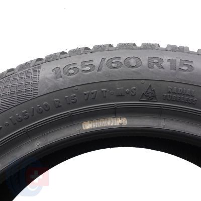 6. Opony 165/60 R15 2x CONTINENTAL 77T WinterContact TS 860 Zimowe 2019 Jak Nowe