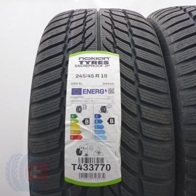 3. Opony 245/45 R19 4x NOKIAN 102V XL Snowproof 3P Zimowe 2026 NOWE