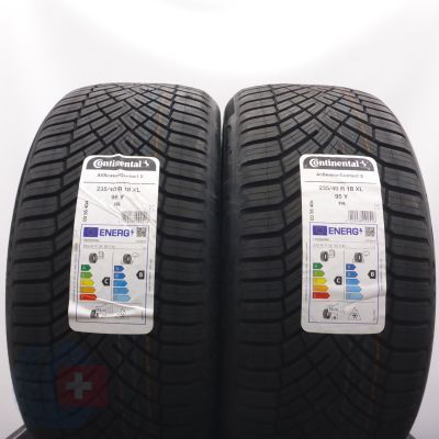 4. Opony 235/40 R18 4x CONTINENTAL 95Y XL AllSeasonContact 2 Wielosezonowe 2025 Nieużywane