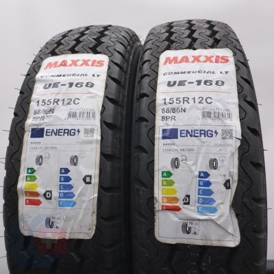 4. Opony 155/80 R12C 4x MAXXIS 88/86N Commercial LT UE-168 Letnie 2022 