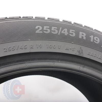 5. Opony 255/45 R19 2x CONTINENTAL 100V N0 ContiWinterContact TS830P Zimowe 2020 6mm