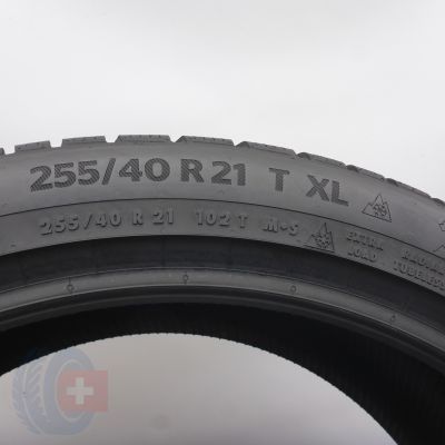 6. 255/40 R21 2x CONTINENTAL 102T XL WinterContact TS 870 P Zimowa 2022/24 8,2-7,8mm 