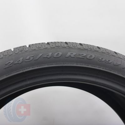 5. Opony 245/40 R20 4x PIRELLI 99V XL Winter 240 Serie II RunFlat BMW Zimowe 2021 6,8-7,5mm