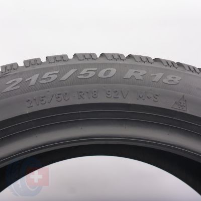 8. Opony 215/50 R18 4x PIRELLI 92V Winter 2 Cinturato Zimowe 2021 8-9mm