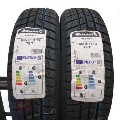 4. Opony 165/70 R13 4x BARUM 79T Polaris 5 Zimowe 2021 Jak nowe 