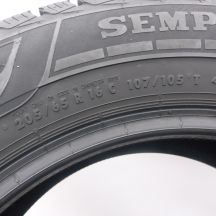 5. Opony 205/65 R16C 2x SEMPERIT 107/105T Van-Grip3 Zimowe 2024 Jak Nowe 10,2-10,4mm