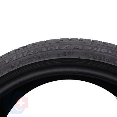 5. 4 x BRIDGESTONE 225/40 R18 92W XL Turanza T001 Lato 2017 6,5-7,2mm 