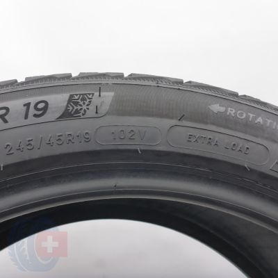 8. Opony 245/45 R19 4x MICHELIN 102V XL PilotAlpin 5 AO Zimowe 2021, 2024 6,5-6,8mm