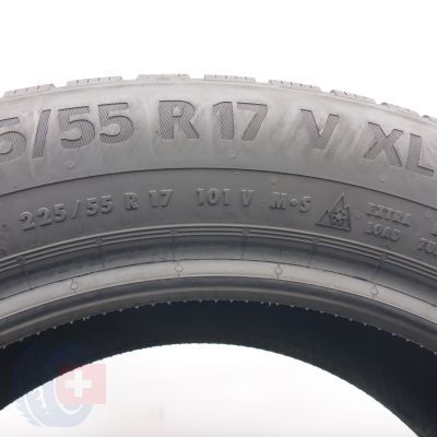5. Opony 225/55 R17 4x Continental 101V XL WinterContact Ts 870 P Zimowe 2025 8,5-7,8mm