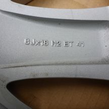 6. 4 x Alufelgi 18 Mercedes 5x112 8J Et41 Original Italy S-Klasse 