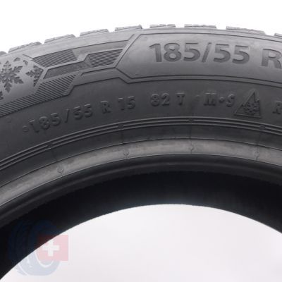 6. Opony 185/55 R15 2x BARUM 82T Polaris 5 Zimowe 2021 