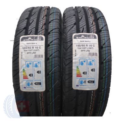 2. 4 x UNIROYAL 195/65 R16 C 100T Rain Maxx 2 Lato 2016 