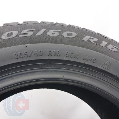 5. Opony 205/60 R16 4x PIRELLI 96H XL Sottozero 3 Winter BMW Zimowe 2023 6mm