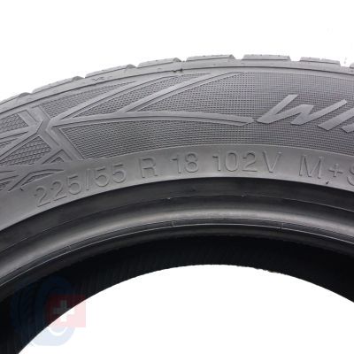 5. Opony 225/55 R18 4x VREDESTEIN 102V XL Wintrac PRO Zimowe 2019, 2022 7-7,5mm