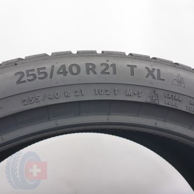 7. Opony 255/40 R21 4x CONTINENTAL 102T XL WinterContact TS 870 P Zimowe 2024 8-7,8mm