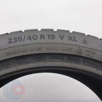 5. Opony 235/40 R19 2x CONTINENTAL 96V XL WinterContact TS870P Zimowe 2024 6,8-7mm
