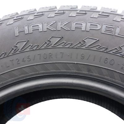 6. Opony 245/70 R17 4x NOKIAN 119/116Q Hakkapeliitta LT3 Zimowe 2021 Jak Nowe 9-11,2mm