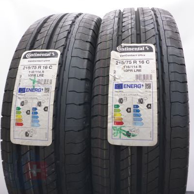 3. Opony 215/75 R16C 4x CONTINENTAL 116/114R VanContact Ultra Letnie 2023 