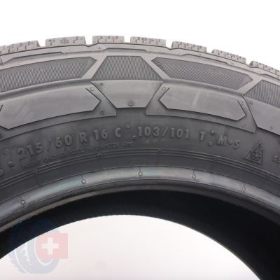 6. Opony 215/60 R16C 4x CONTINENTAL 103/101T VanContact Winter Zimowe 2024 Nieużywane 