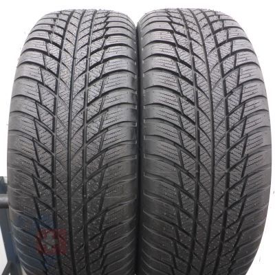 4. Opony 205/65 R16 2x BRIDGESTONE 95H Blizzak LM001 BMW Zimowe 2018 Nieużywane 