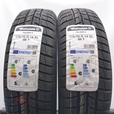 4. Opony 175/70 R14 2x BARUM 88T XL Polaris 5 Zimowe 2023