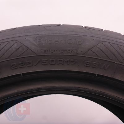 4. Opony 225/50 R17 2x GOODYEAR 98W XL EfficientGrip Performance 2 Letnie 2020 6,4-6,6mm
