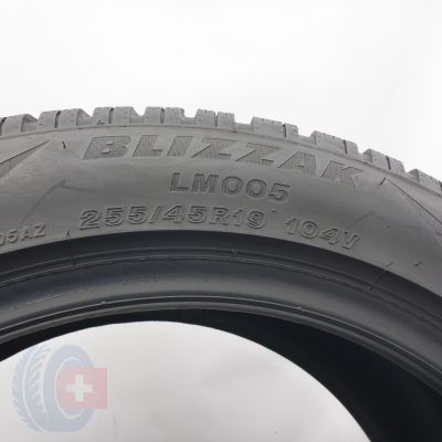 6. Opony 255/45 R19 Bridgestone 255/45104V Blizzak LM005 Zimowe 2024 7,8-7,2mm 