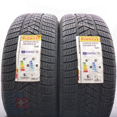 4. Opony 235/55 R18 4x PIRELLI 104H XL Scorpion Winter Zimowe 2022