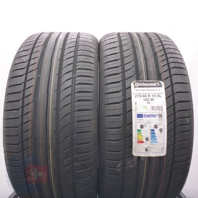 Opony 275/40 R19 2x CONTINENTAL105W XL ContiSportContact 5 Letnie 2021 