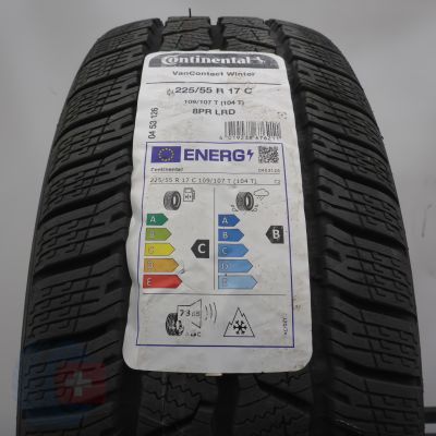 Opona 225/55 R17C 1x CONTINENTAL 109/107T VanContact Winter Zimowa 2024 Nieużywana 