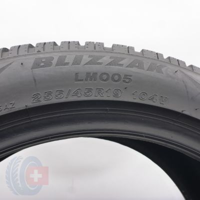7. Opony 255/45 R19 4x BRIDGESTONE 104V XL Blizzak Lm005 Zimowe 2024 6,3-7,2mm