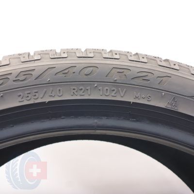 6. Opony 255/40 R21 2x PIRELLI 102V XL Scorpion Winter Zimowe 2018 6,8mm