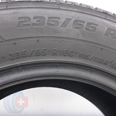 6. Opony 235/65 R16C 2x PIRELLI 115/113R Carrier Winter Zimowe 2024 8,8mm
