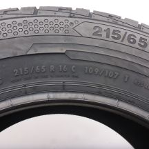 5. Opony 215/65 R16C 2x CONTINENTAL 109/107T ContiVanContact 100 Letnie 2022 Nieużywane