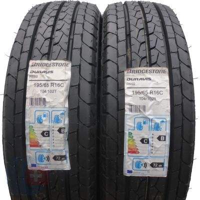 4. 4 x BRIDGESTONE 195/65 R16C 104/102T Duravis R660 Lato 2018 Jak Nowe