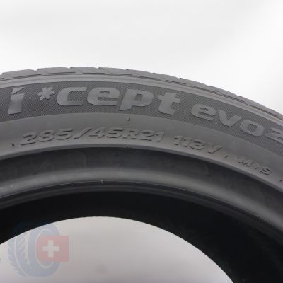 5. Opony 285/45 R21 2x HANKOOK 113V Winter I Cept Evo 3 SUV A0 Zimowe 2023/24 7,8-7,2mm