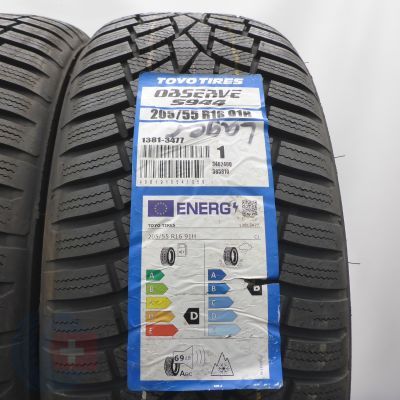 2. Opony 205/55 R16 2x TOYO 91H Observe S944 Zimowe 2021 