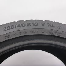 7. Opony 255/40 R19 2x CONTINENTAL 100V XL WinterContact TS 870 P Zimowe 2023 7,8-8mm 2021 6mm