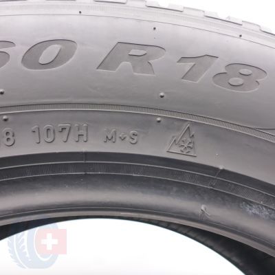 7. Opony 235/60 R18 2x PIRELLI 107H XL Scorpion Winter Zimowe 2014 6,2-5,8mm