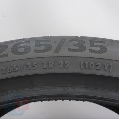 7. Opony  265/35 ZR22 2x CONTINENTAL 102Y XL SportContact 6 MGT Letnie 2022 